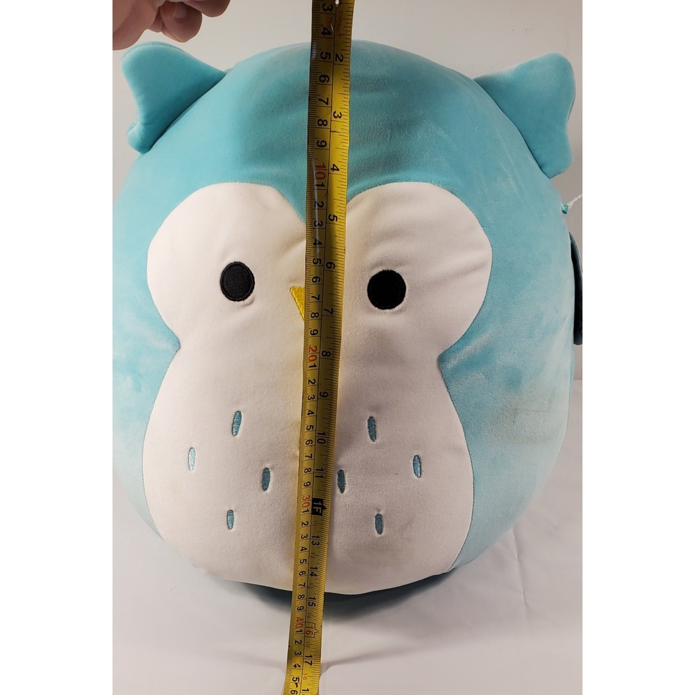 With Tags Squishmallows *WINSTON* The Teal Owl 16" Plush Kellytoy Stuffed Animal